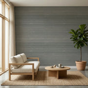 Living Room - Elegant living room showcasing stunning Celadon 'Silk Road' wallpaper by York Wallcoverings, creating a serene and stylish space.
