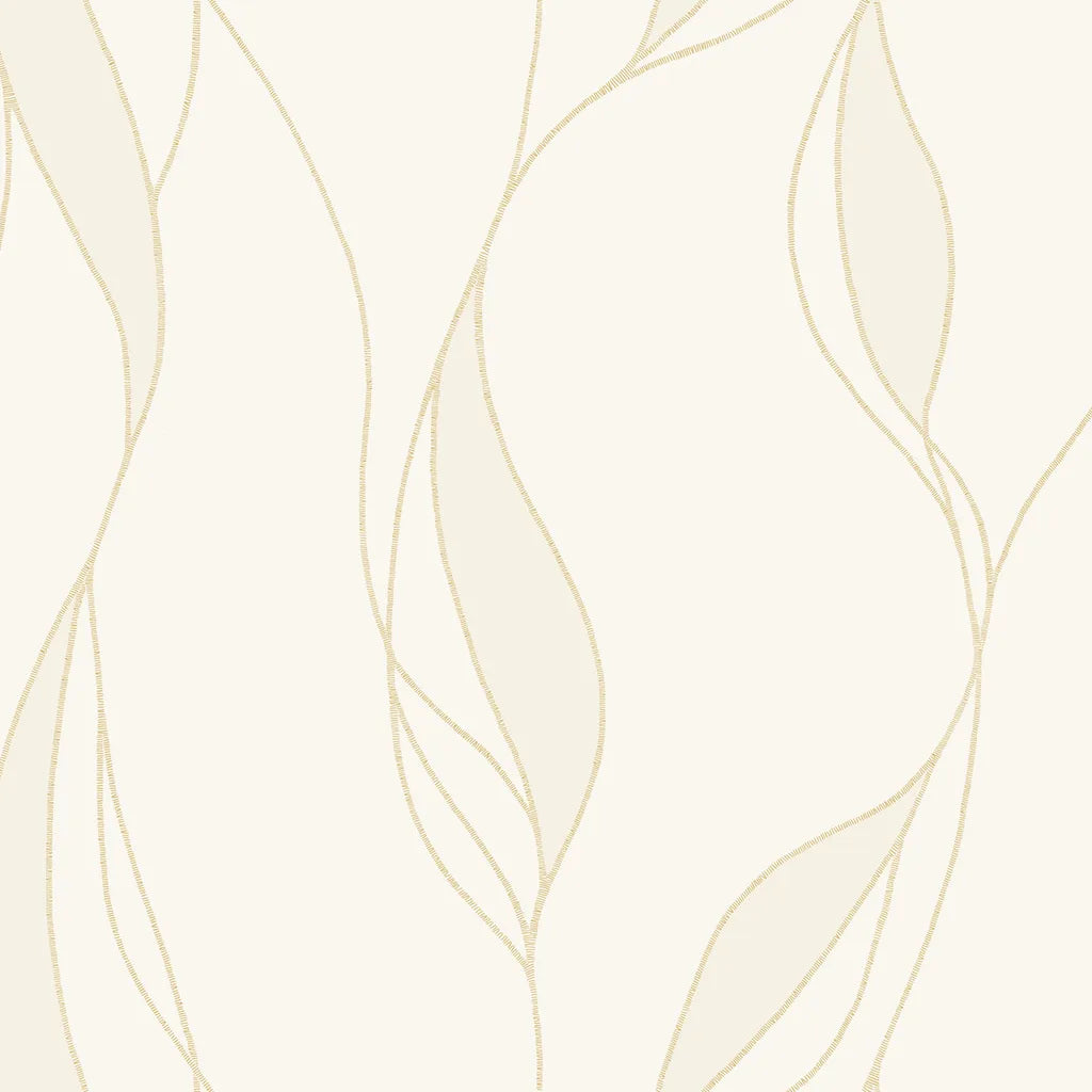 Society Hill ivory and beige wallpaper pattern swatch by York Wallcoverings, SKU VR1546.
