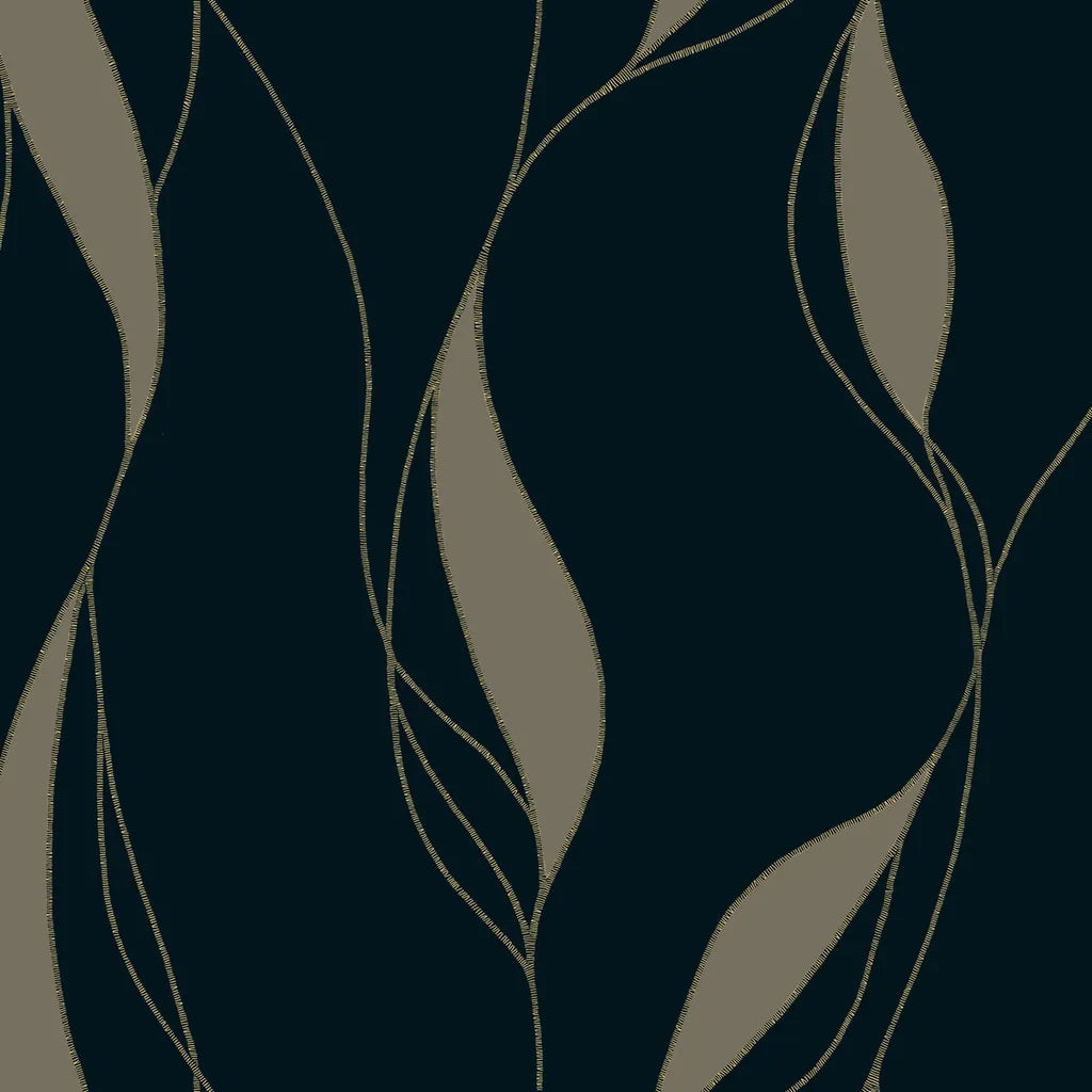 Society Hill wallpaper pattern swatch in Navy Taupe by York Wallcoverings, SKU VR1549.