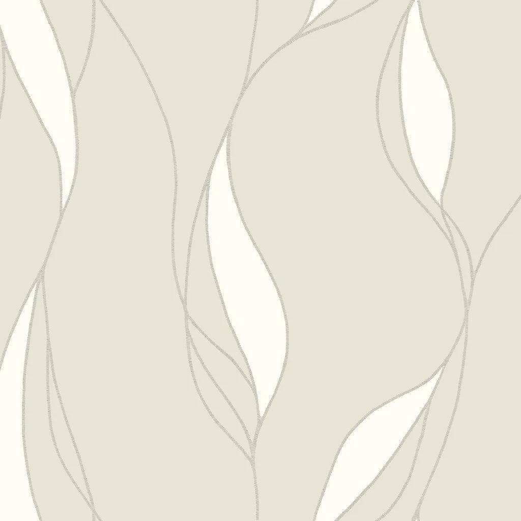 Society Hill wallpaper pattern swatch in Warm Ivory by York Wallcoverings (SKU VR1550).