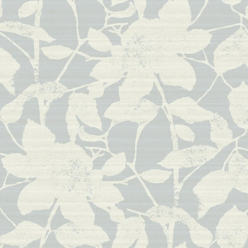 Solange wallpaper pattern swatch in Grey, Cream by York Wallcoverings (SKU LL3217).