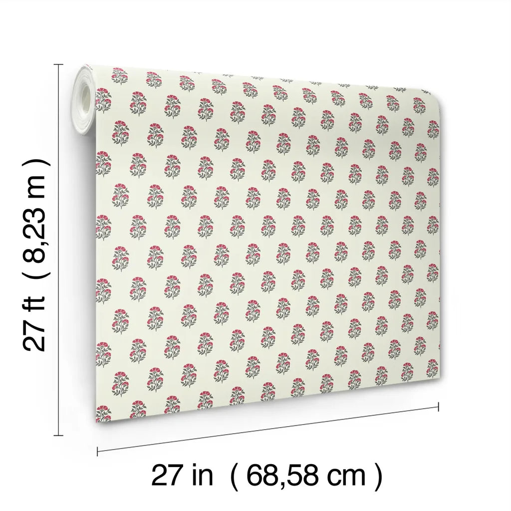 Sylvie wallpaper roll dimensions and specifications — VP1381