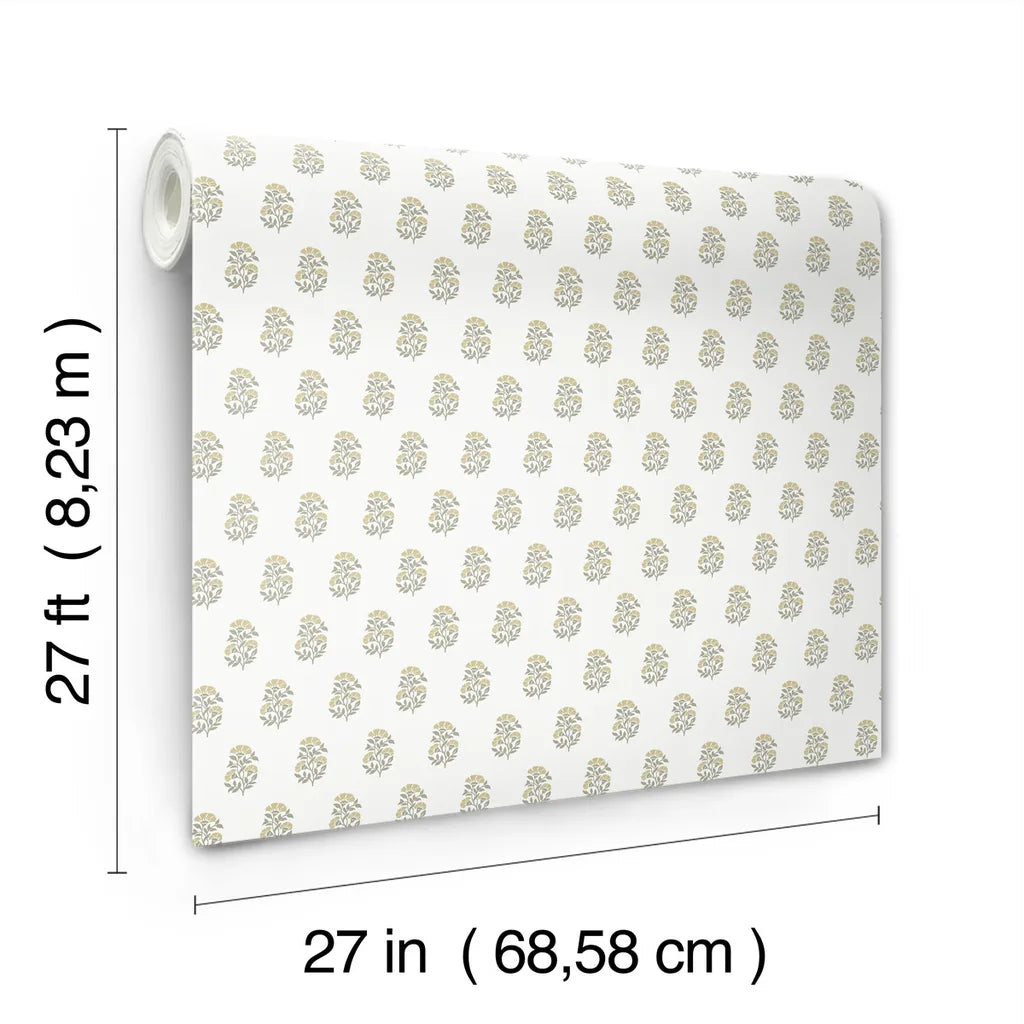 Sylvie wallpaper roll dimensions and specifications — VP1382