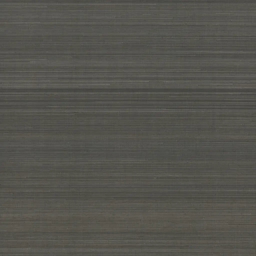 Dark Olive Tailored Abaca wallpaper pattern swatch by York Wallcoverings, showcasing a refined woven texture.
