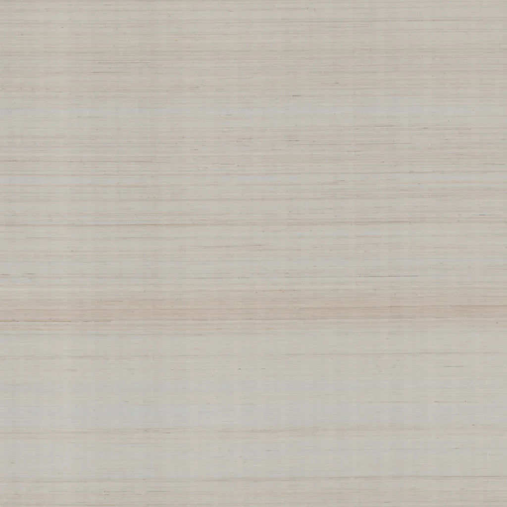 A close-up of the York Wallcoverings Tailored Abaca wallpaper pattern swatch in Warm Ivory, showcasing its subtle woven texture.