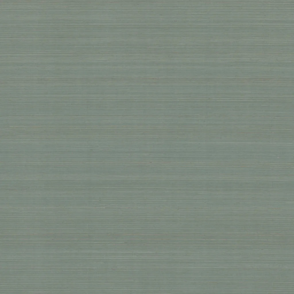 York Wallcoverings 'Tailored Abaca' wallpaper pattern swatch in Muted Teal (SKU YGL7032).