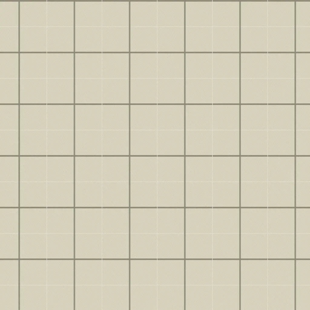Beige and grey Tattersall wallpaper pattern swatch by York Wallcoverings (SKU 4211-83518).