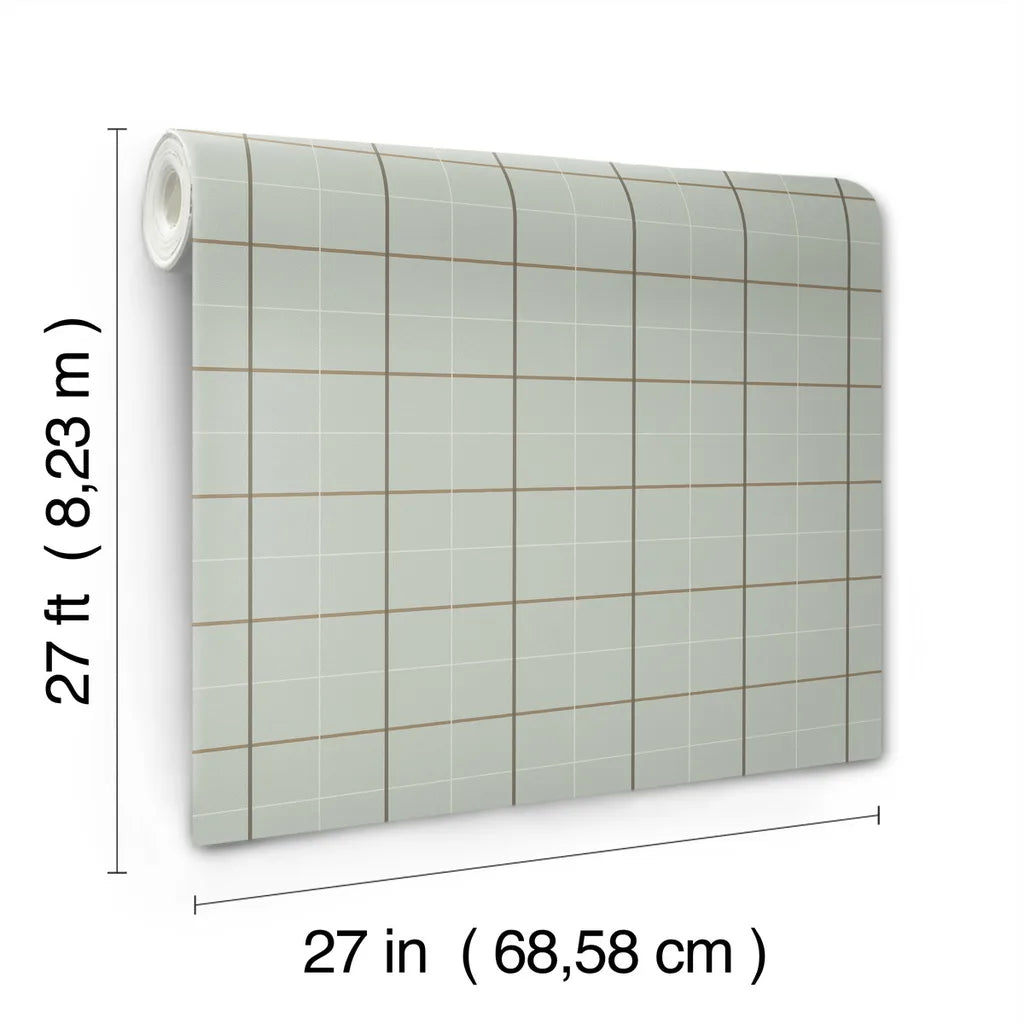 Tattersall wallpaper roll dimensions and specifications - 4211-83517