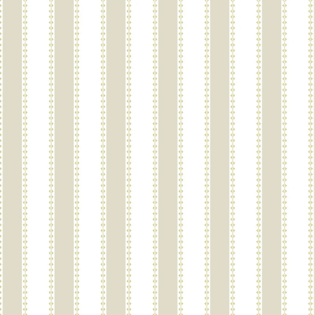 York Wallcoverings Tilford wallpaper pattern swatch in beige and gold, SKU VP1372.