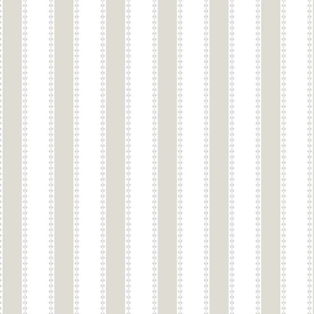 York Wallcoverings Tilford wallpaper pattern swatch in Grey and White, SKU VP1373.
