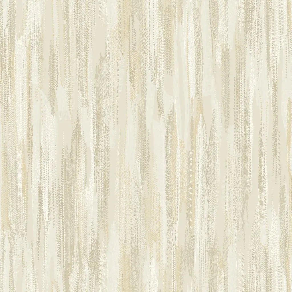 Tribeca wallpaper pattern swatch in Cream and Beige by York Wallcoverings (SKU VR1527).