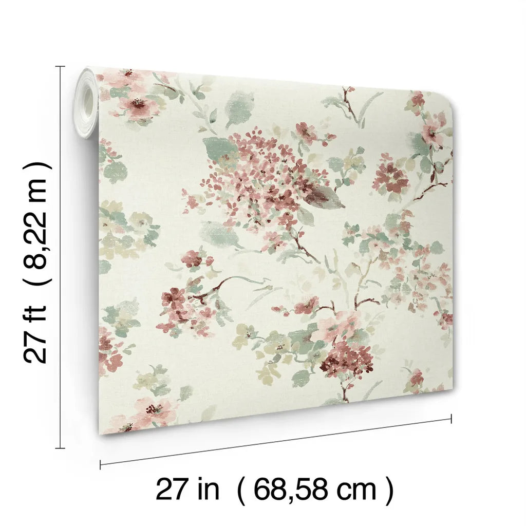 Veiled Garden wallpaper roll dimensions and specifications — LL3230