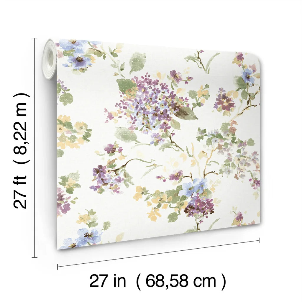 Veiled Garden wallpaper roll dimensions and specifications — LL3232