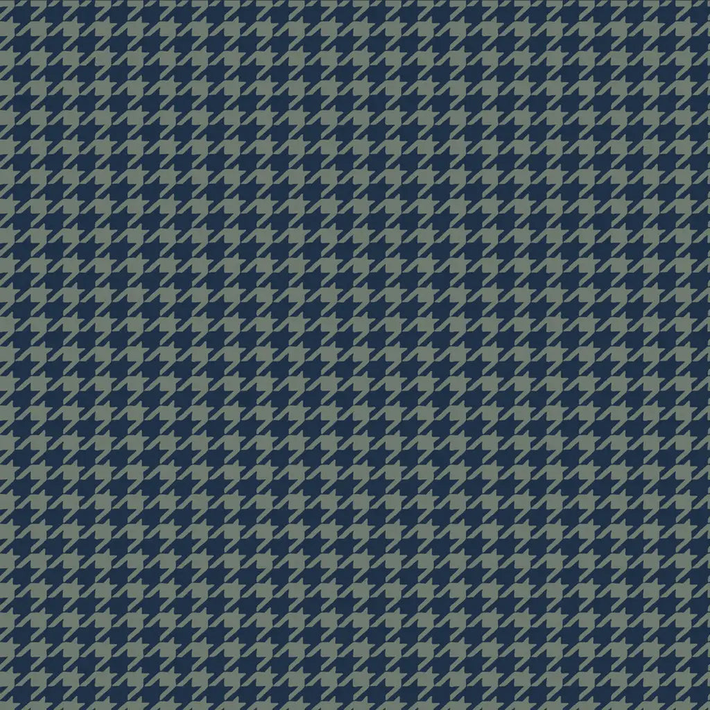 Watson wallpaper pattern swatch in Blue and Grey-Green by York Wallcoverings (SKU 4211-83559).