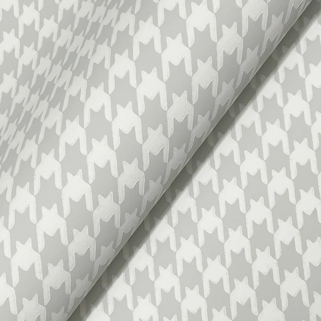 Close-up texture detail of Watson wallpaper in Light Greige by York Wallcoverings, revealing its subtle woven pattern.