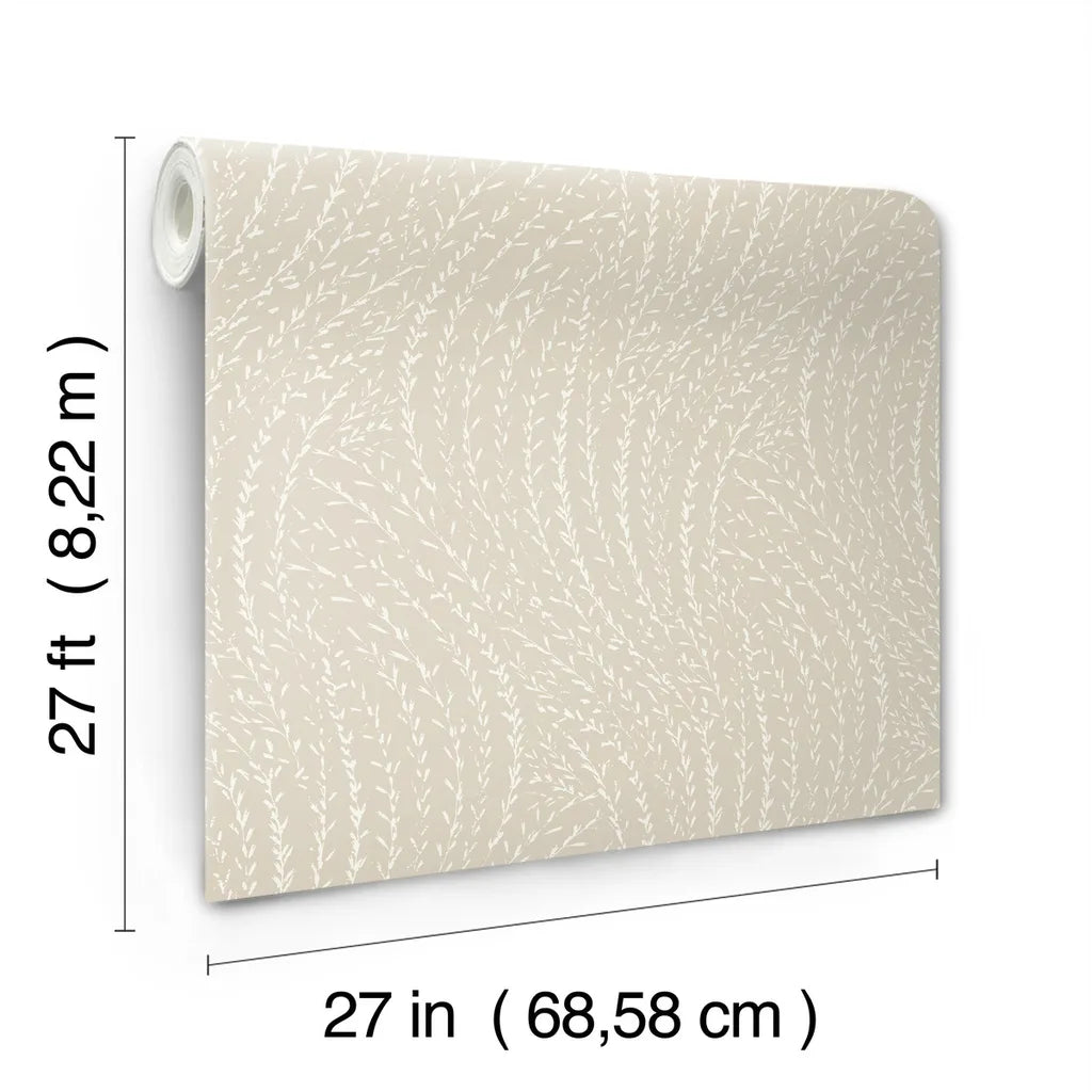 Willow Song wallpaper roll dimensions and specifications — LL3218