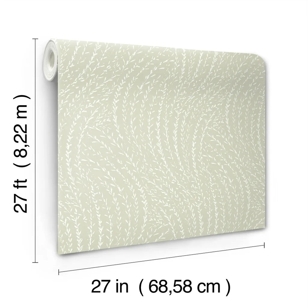 Willow Song wallpaper roll dimensions and specifications — LL3221