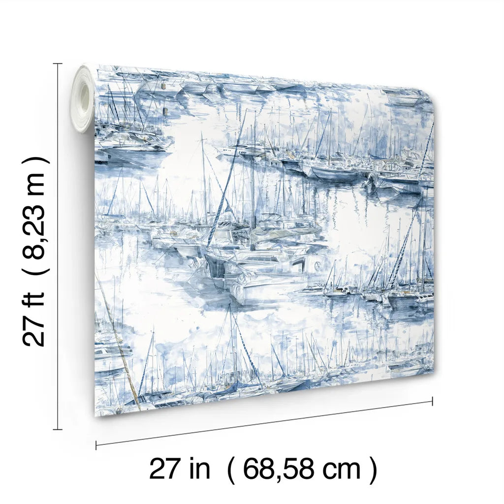 Yacht Club wallpaper roll dimensions and specifications - 4211-83511