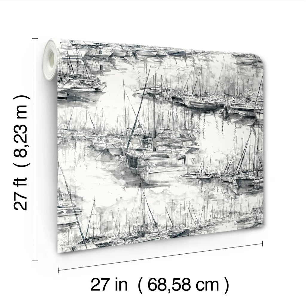 Yacht Club wallpaper roll dimensions and specifications - 4211-83513