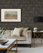 Cheverny Geometric Wood Wallpaper (56 SqFt)