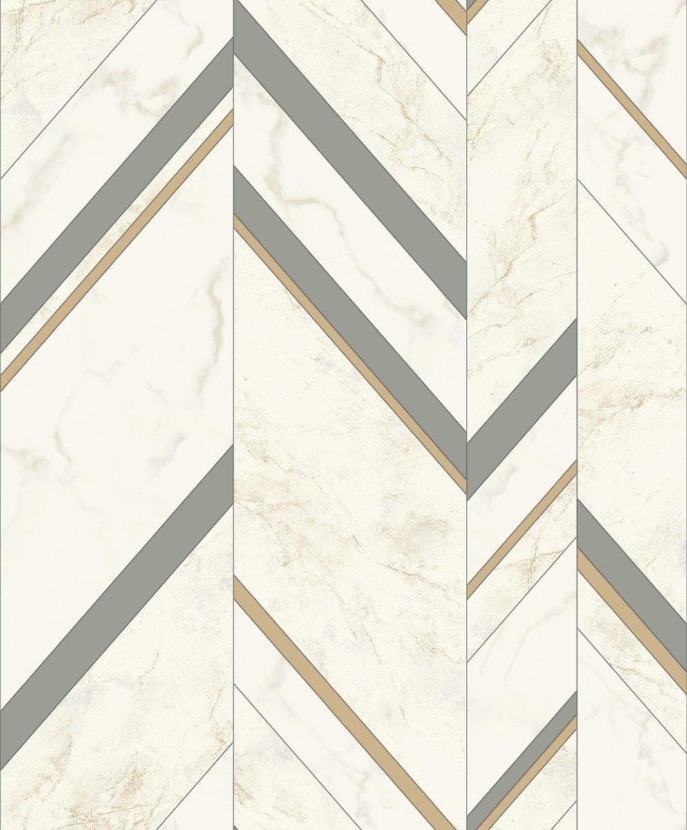 York Wallcoverings, York Wallpaper, Non Woven Wallpaper, Nonwoven Wallpaper, Removable Wallpaper, Easy Wallpaper, Wallcovering, Wall Covering, Mixed Materials Wallpaper, York Wallcoverings Mixed Materials, Chevron Wallpaper, Marble Wallpaper,MM1803,Marble Chevron