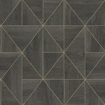 Cheverny Geometric Wood Wallpaper (56 SqFt)