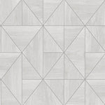 Cheverny Geometric Wood and Gold Wallpaper (56 SqFt)