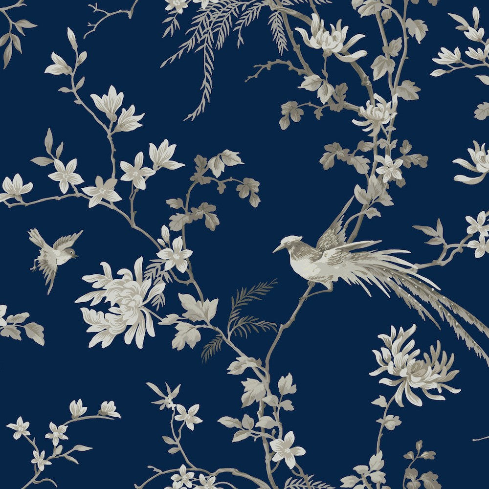 KT2171 - Bird And Blossom Chinoserie 