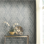 Charleston Damask Wallpaper (60 SqFt)